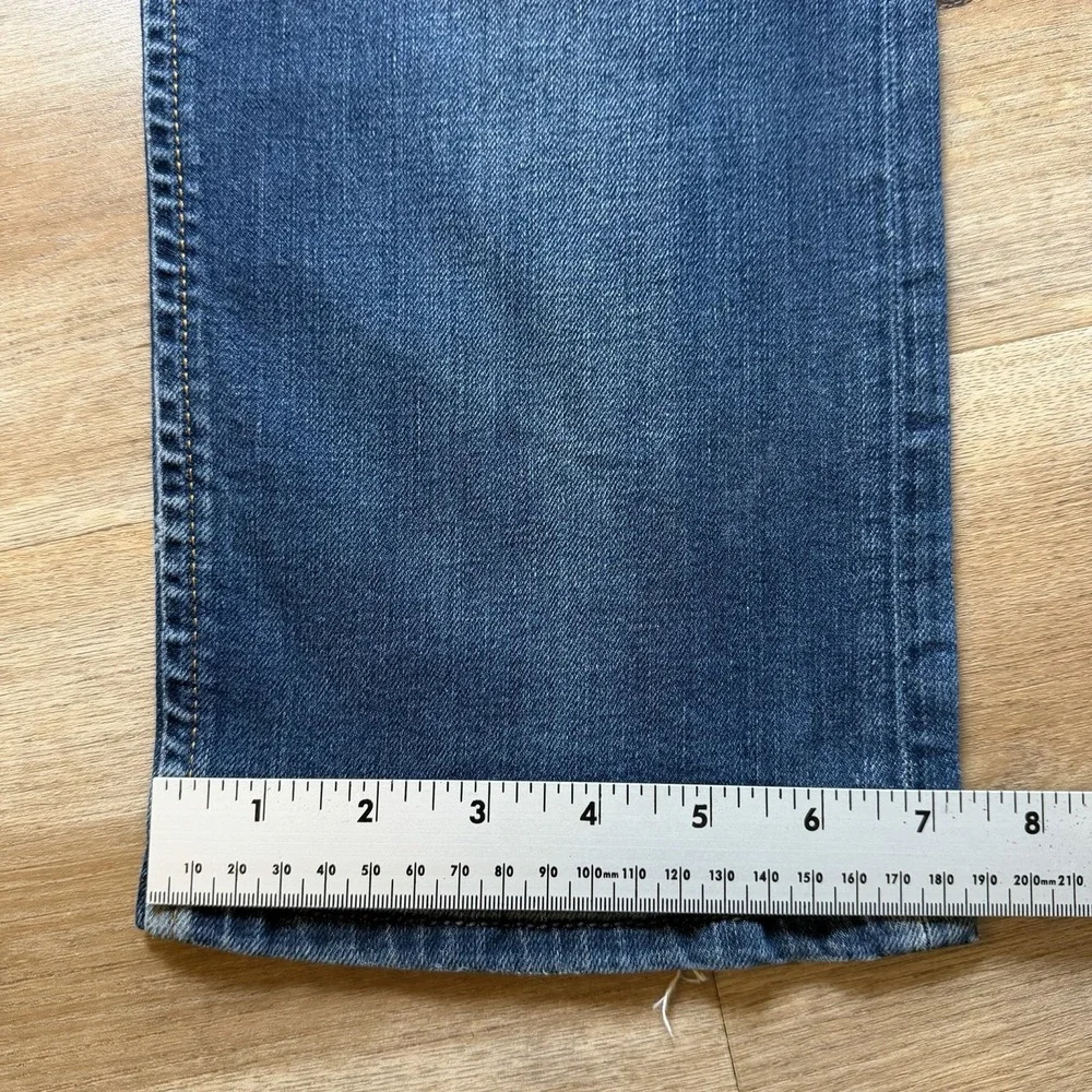 Diesel Iakop Jeans Men 33x34‎ Blue Regular Slim Tapered Stretch Distressed 0802C